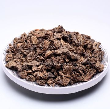 Show details for Dried Morel tails (i.e. the part cut away from the cap) Picture of Dried Morel tails (i.e. the part cut away from the cap)